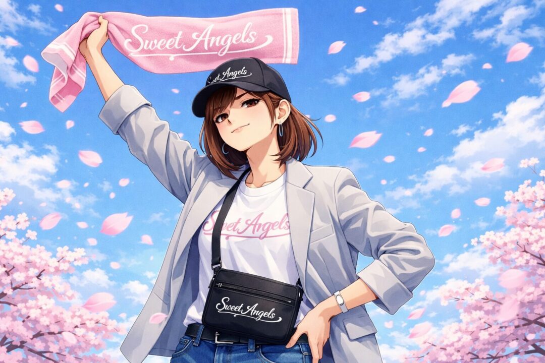 推しのグッズを着こなすファン