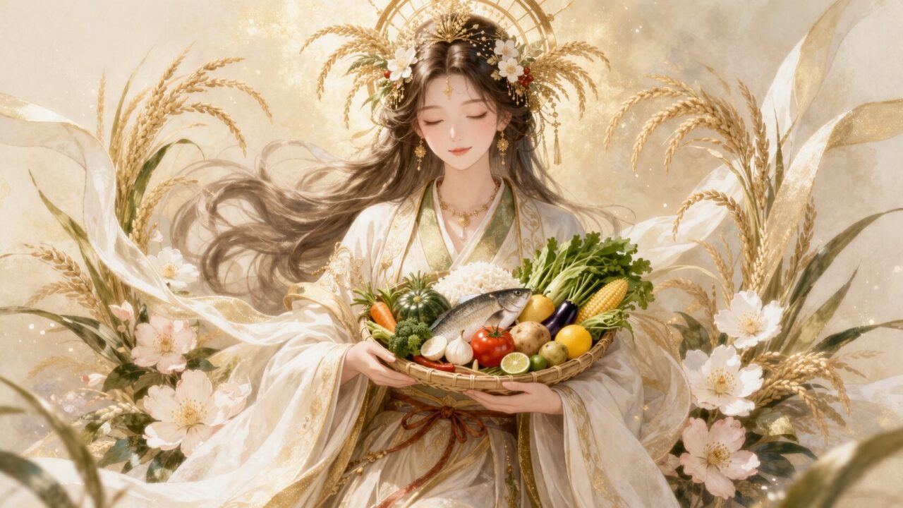 食の女神の画像