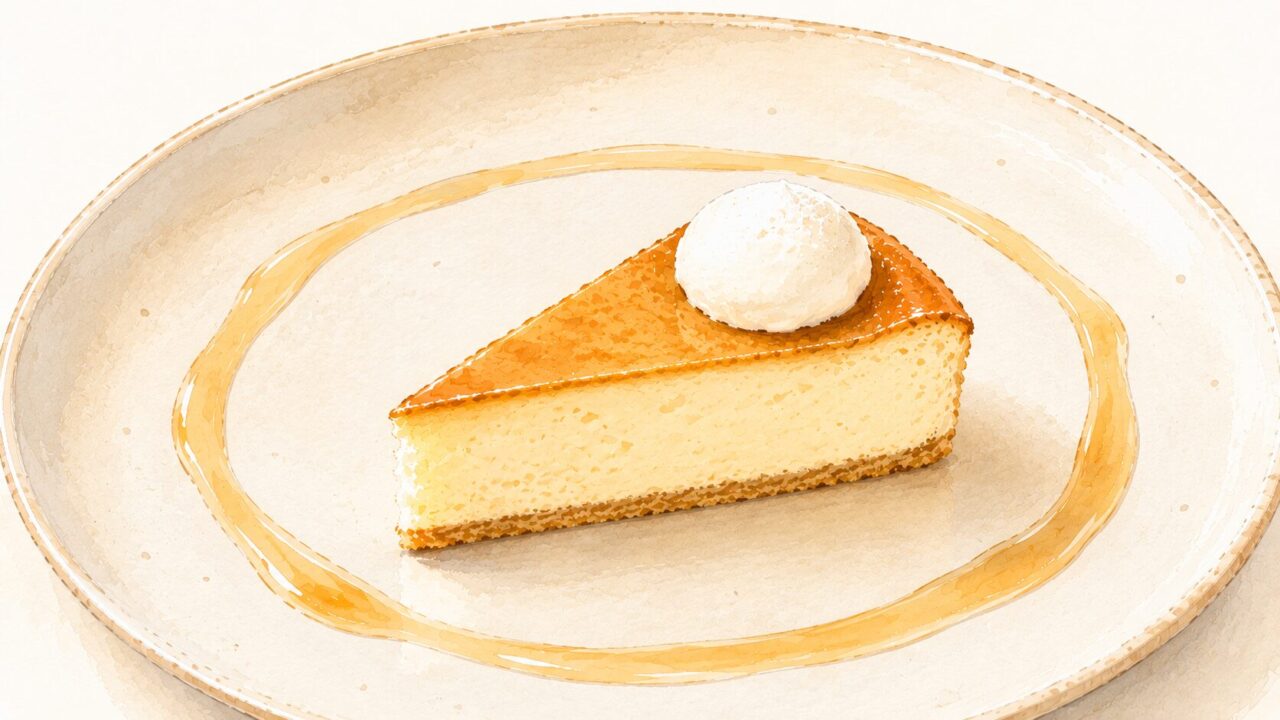 ダブルトールカフェのベイクドチーズケーキのイメージ画像
