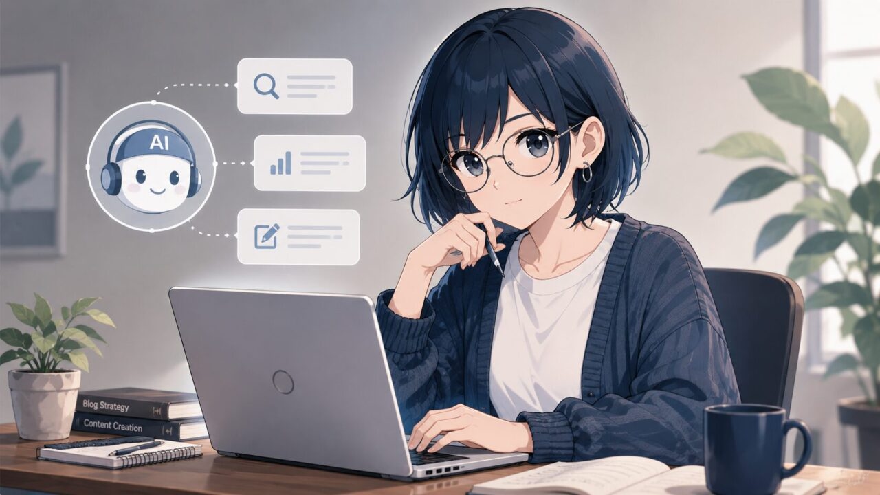 AIを味方につける！“丸投げしない”AI活用法｜ブログ初心者向け