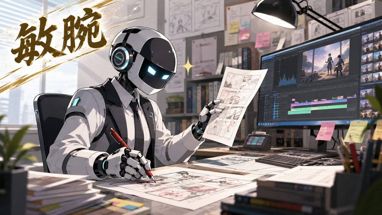 敏腕編集担当AIの画像