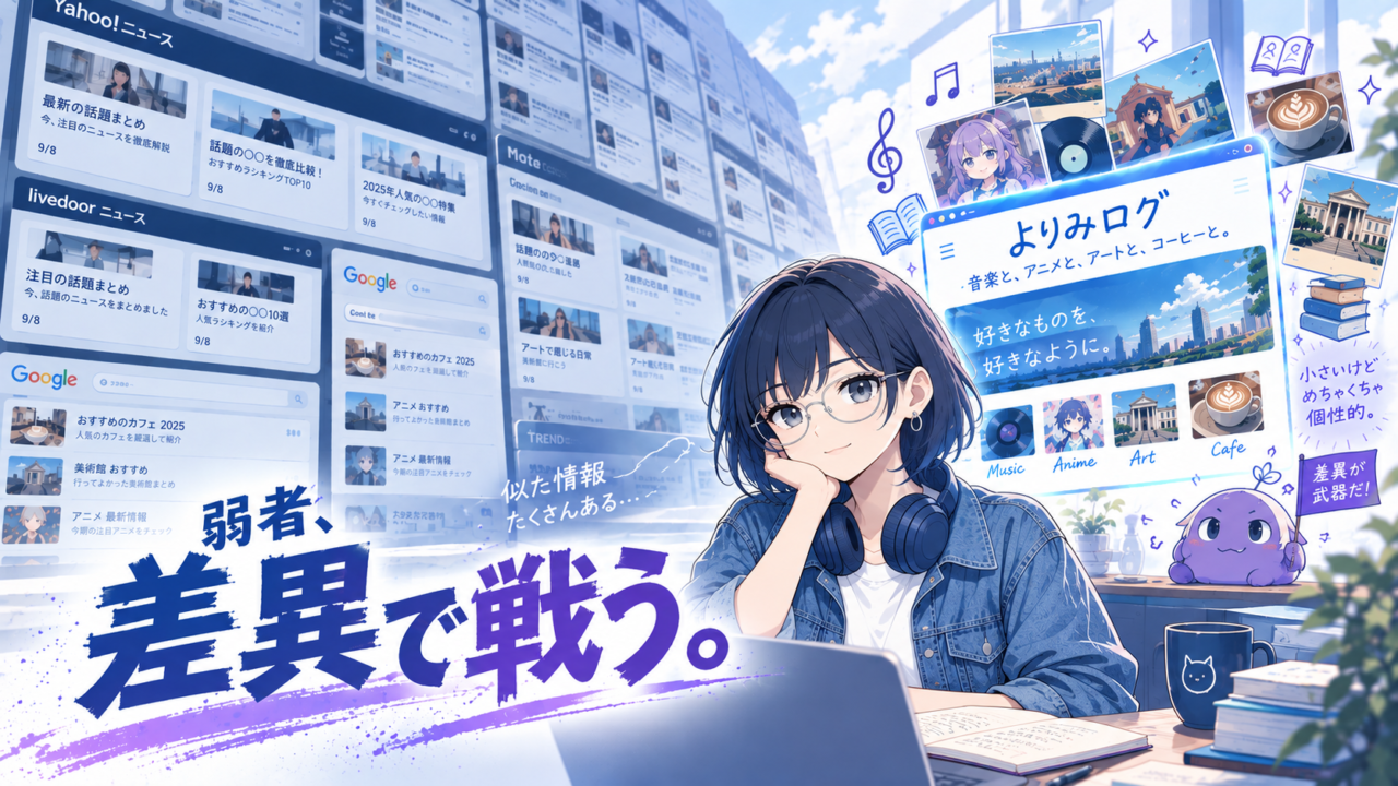 邪神ちゃんマーケティング流ブログ運営術!？｜よりみログで、差異が生まれた記事を分析してみた。